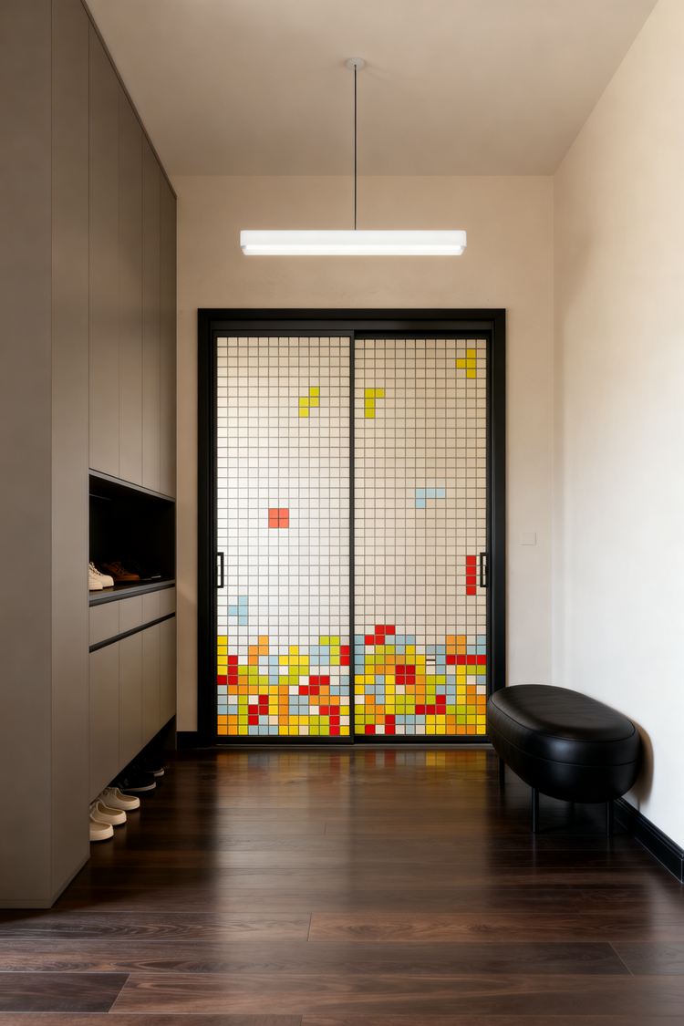 马列维奇推拉门